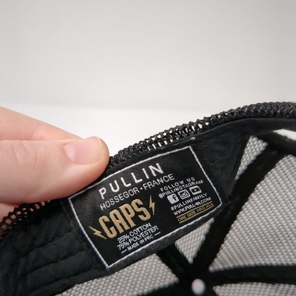 Pullin Mountain Snapback Trucker Hat Multicolor One Size Mesh Back - Picture 8 of 8